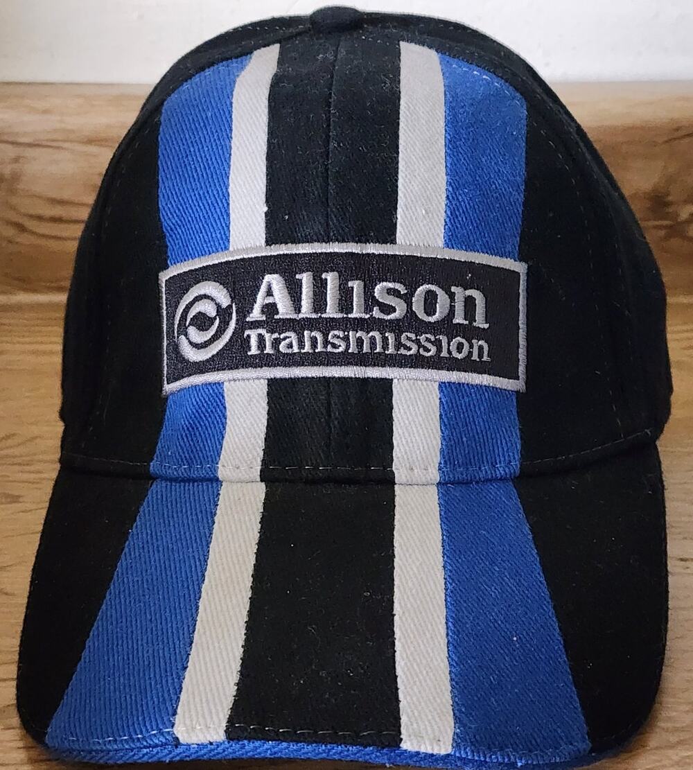 Allison Transmission K-Products Men's Baseball Cap Hat Black Blue Gray Cotton